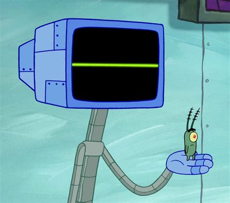 This article is a transcript of the SpongeBob SquarePants episode "Karen's Baby" from season 12, which aired on August 10, 2019. [The episode begins at the Chum Bucket. Karen is pacing back and forth, waiting for something to be delivered. As she paces, her monitor continuously sparks. Karen groans impatiently and numbers scroll on her screen. At that same moment, Plankton comes in.] Plankton ... 